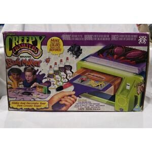 Vintage 2001 Creepy Crawlers BUG Maker Workshop #9888 & 4 Molds + Goop